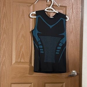 Kids Black and Teal Tank Top